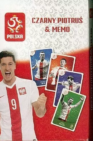 Karty PZPN. Czarny Piotruś & Memo - tantis.pl