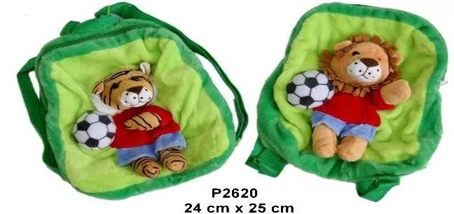 Plecak tygrys/lew 24x25cm MIX - tantis.pl