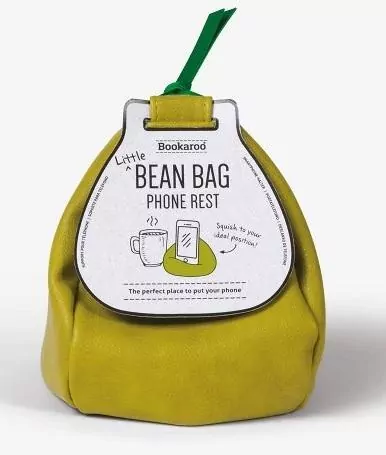 Bookaroo Bean Bag Pufa pod smartfon, oliwkowa - tantis.pl