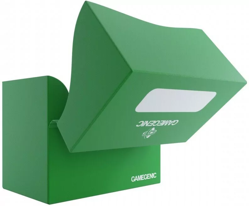 Pudełko Leżące Plastikowe na 80+ kart Zielone - tantis.pl