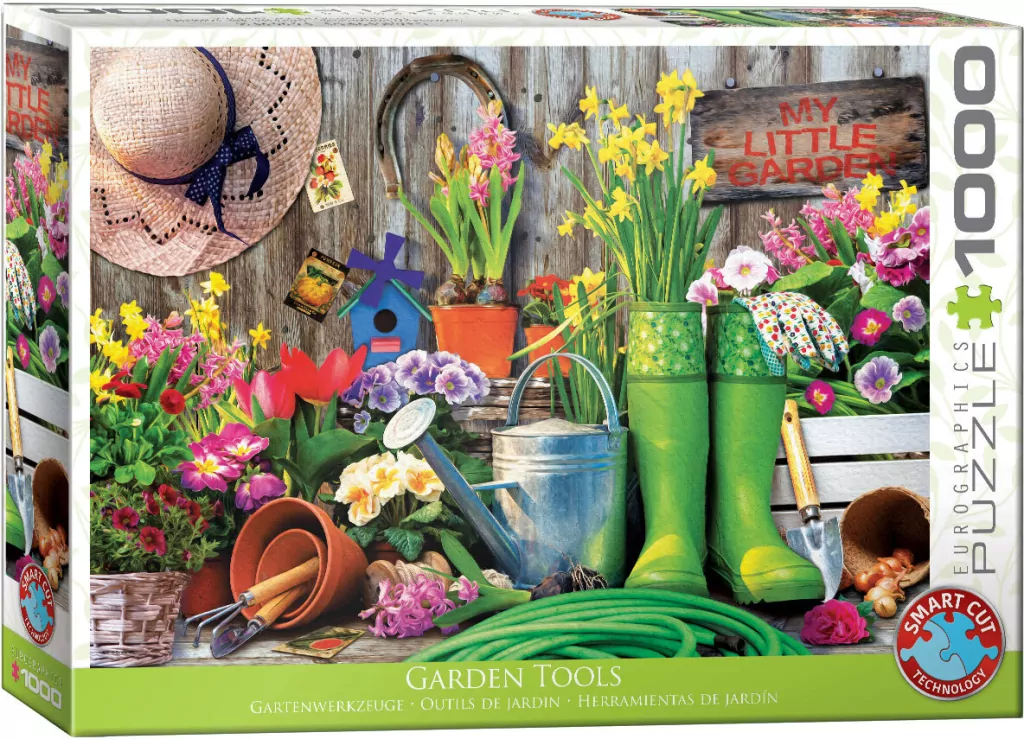 Puzzle 1000. Narzędzia ogrodnicze 6000-5391 - tantis.pl