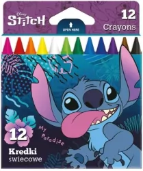 Kredki świecowe Disney Core Stitch 12 kolorów