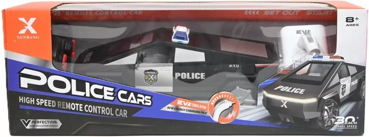 Futurystyczne auto zdalnie sterowane policja 1:22 - tantis.pl