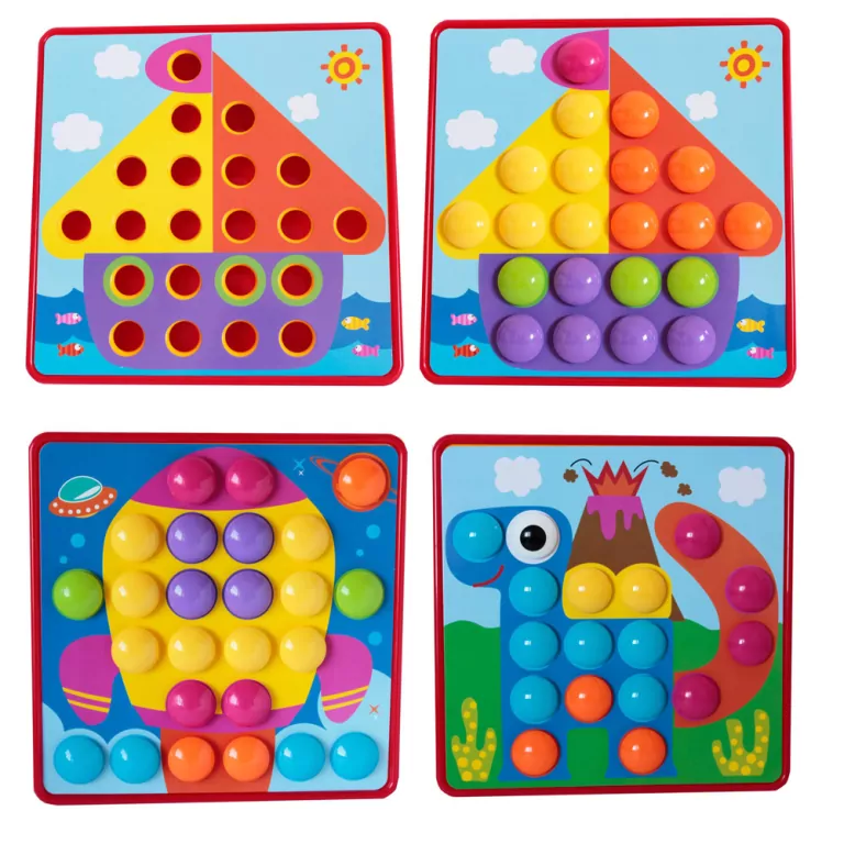 Guzikowy trening małej rączki. Genialny dzieciak - tantis.pl