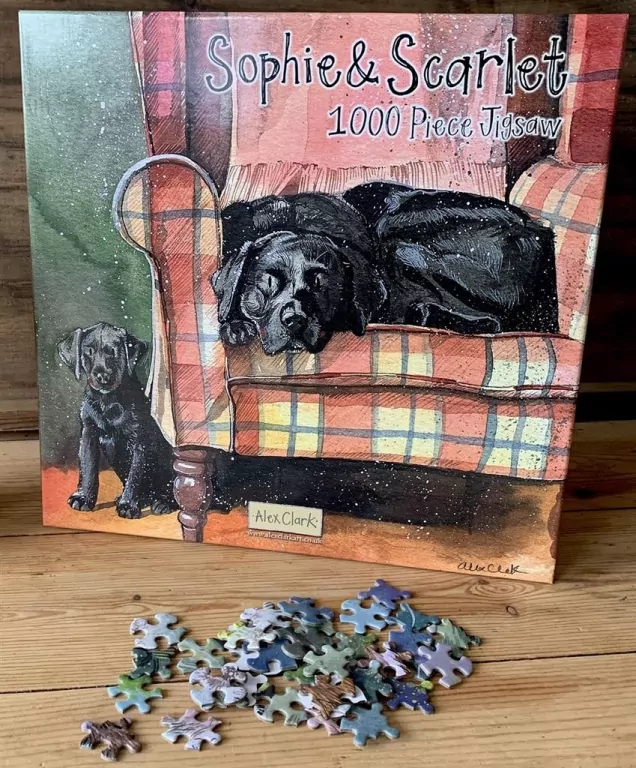 Puzzle 1000 J08 Psy Sophie&Scarlett - tantis.pl