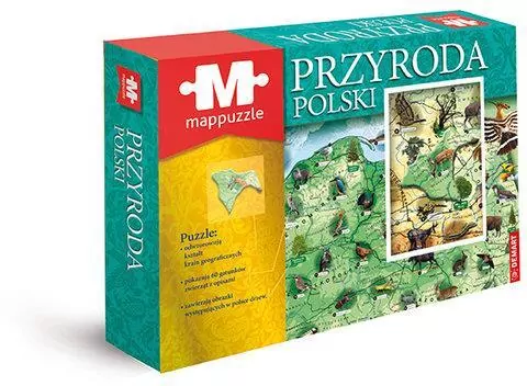 Mappuzzle. Zwierzęta Polski - tantis.pl