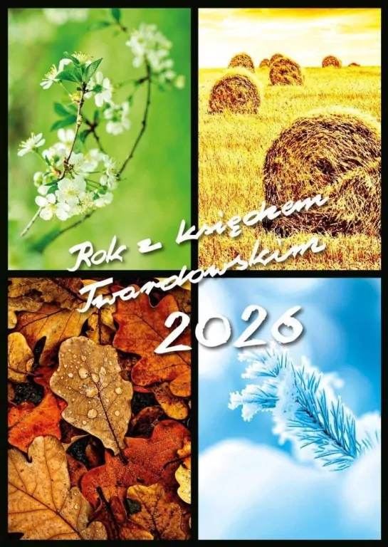 Kalendarz 2026 z księdzem Twardowskim - Pory roku - tantis.pl