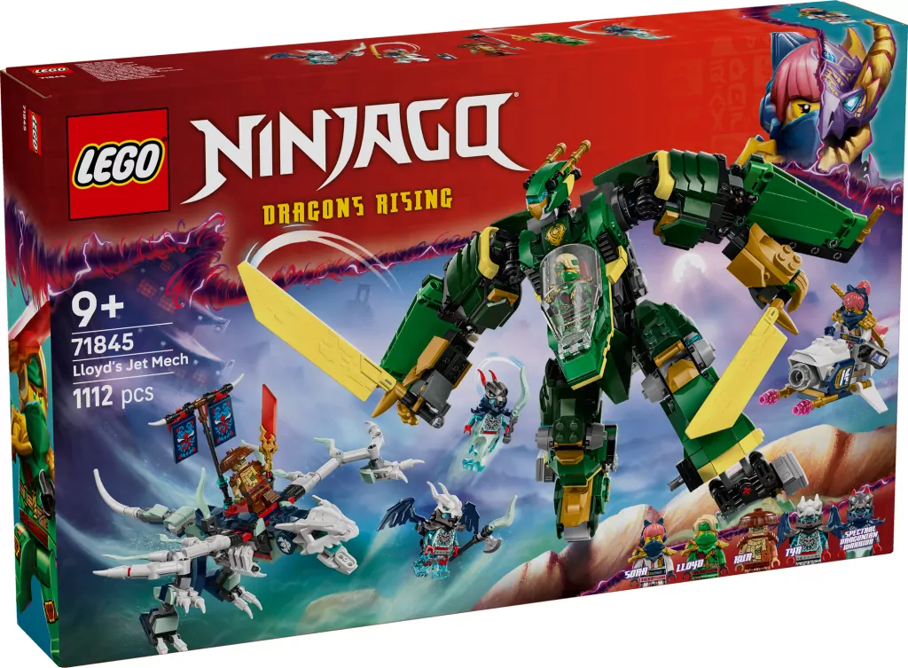 LEGO® Ninjago. Odrzutowy mech Lloyda 71845 - tantis.pl