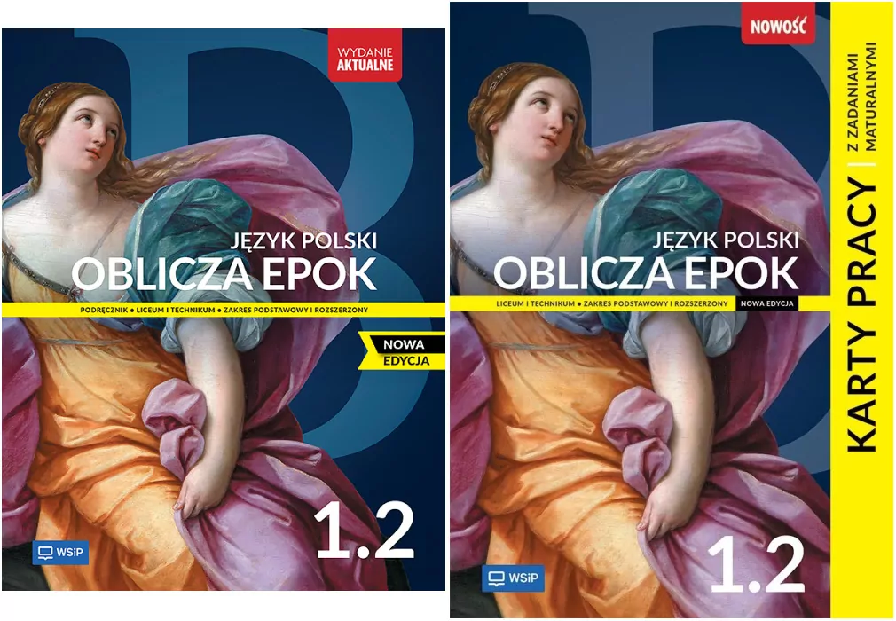 Pakiet: Oblicza epok 1.2. Język polski. Podręcznik / Karty pracy z zadaniami maturalnymi. Liceum i technikum. Zakres podstawowy i rozszerzony. Nowa edycja - tantis.pl