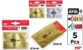 Etui do kart RFID 5 szt - tantis.pl