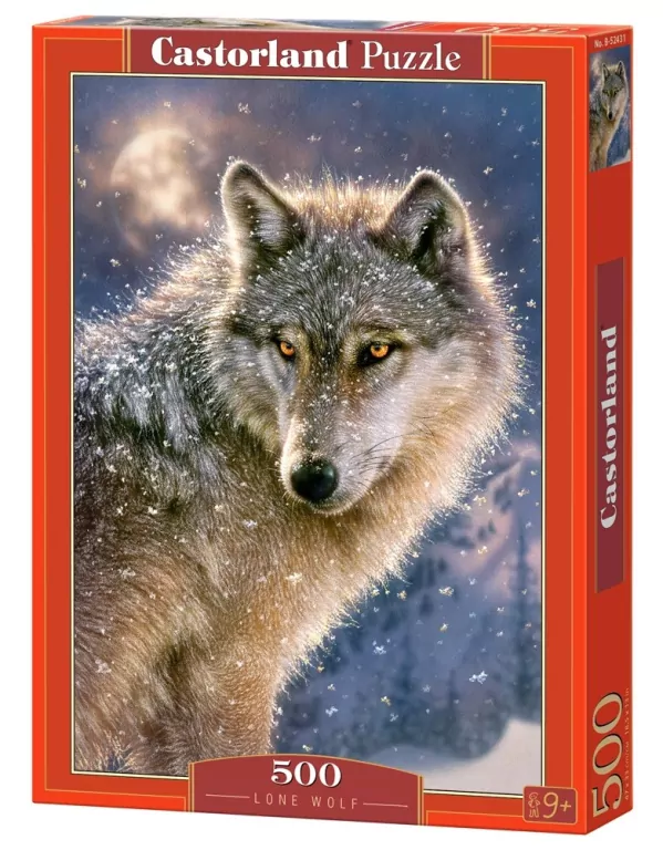 Puzzle 500. Samotny wilk. B-52431 - tantis.pl