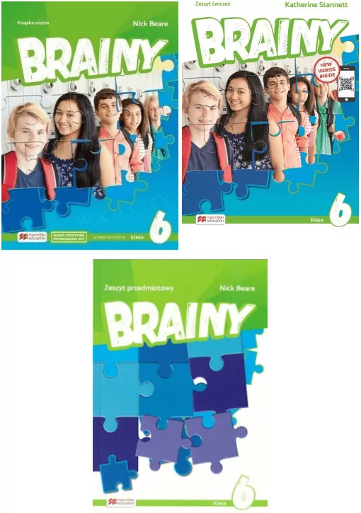 Brainy 6. Pakiet:  Podręcznik / Zeszyt ćwiczeń / Zeszyt przedmiotowy - tantis.pl