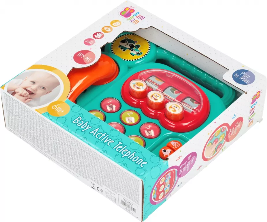 BAM BAM MUZYCZNY TELEFONIK STACJO 23X23X7WB6 - tantis.pl