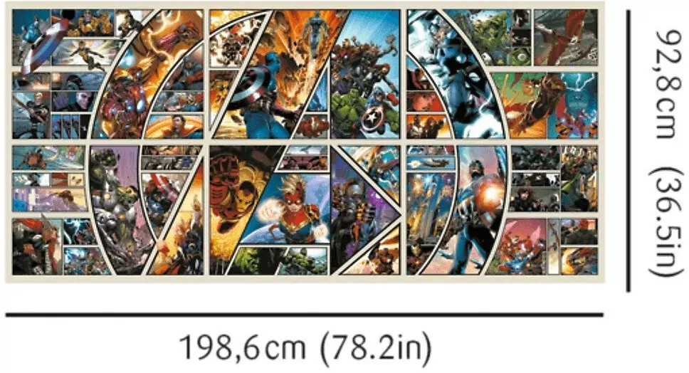 Puzzle 9000. UFT Marvel. Across The Comic Universe - tantis.pl