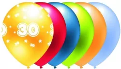 Balon 30 mix kolorów metalik