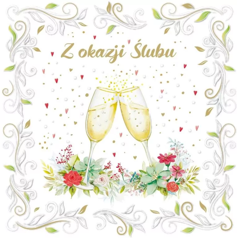 Kartka kw okolicznościowa Ślub - tantis.pl