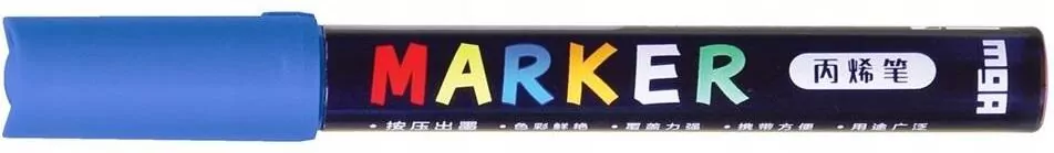 Marker akrylowy 1-2mm niebieski  M&G - tantis.pl