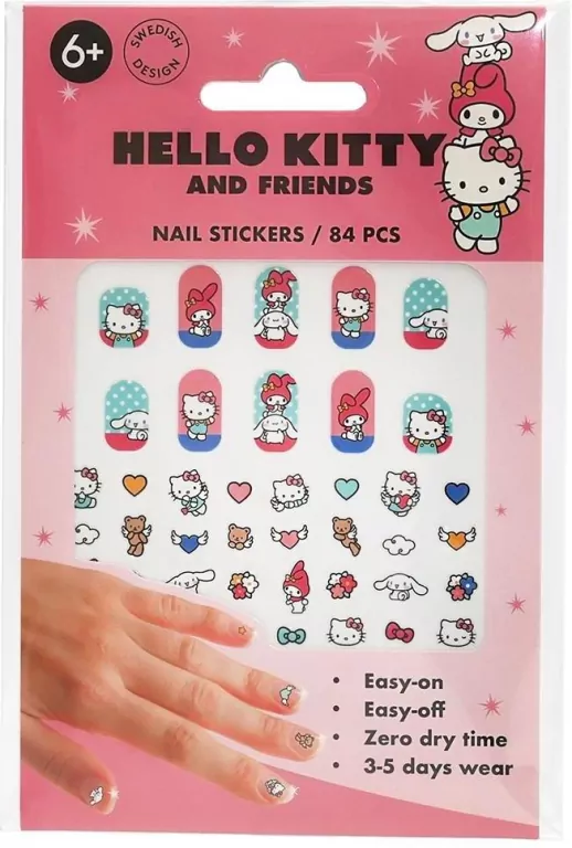 Naklejki na paznokcie Hello Kitty - tantis.pl