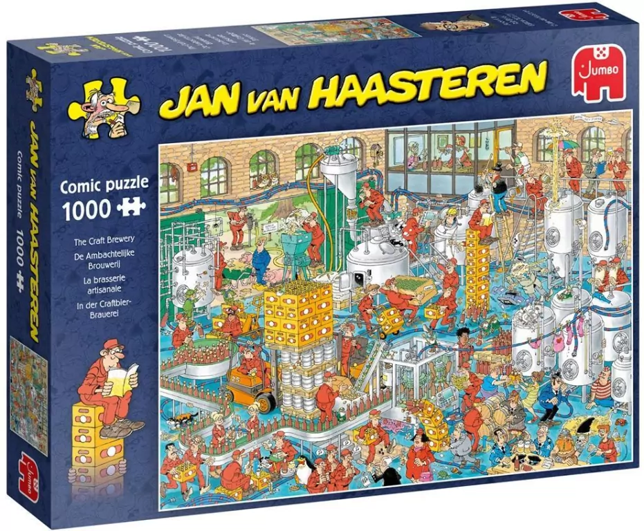 Puzzle 1000. Jan Van Haasteren. Browar rzemieślniczy - tantis.pl