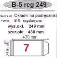 Okładka na podr B5 regulowana nr 7  NARNIA - tantis.pl