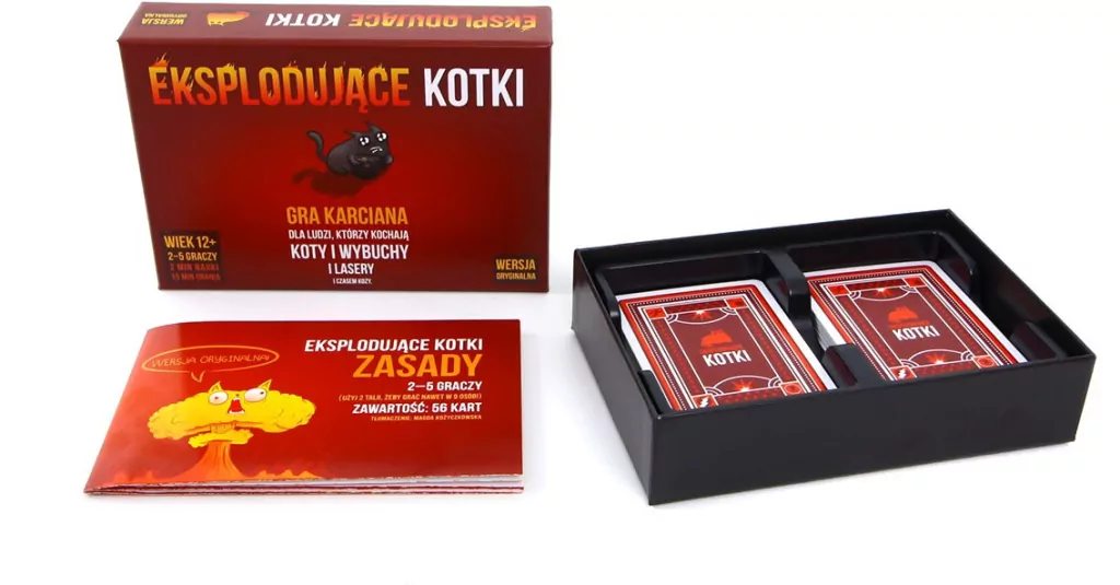 Eksplodujące Kotki. Gra karciana - tantis.pl