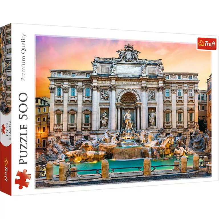 Puzzle 500. Fontanna di Trevi, Włochy 37292 - tantis.pl