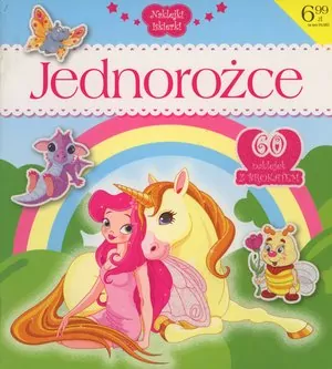 Jednorożce. Naklejki z brokatem - tantis.pl