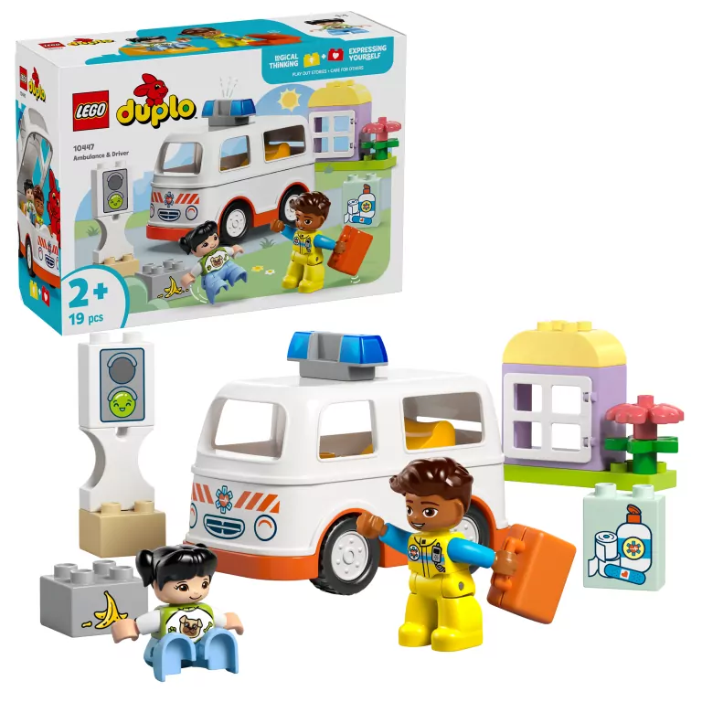 LEGO® Duplo. Karetka z kierowcą 10447 - tantis.pl