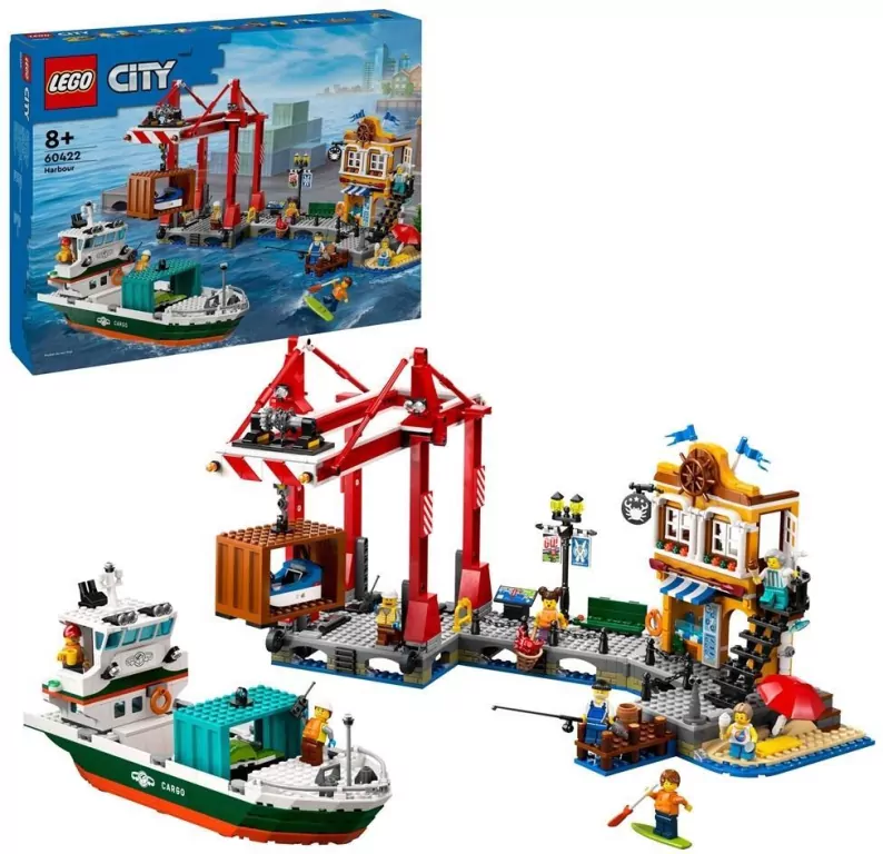 LEGO® City. Port ze statkiem towarowym 60422 - tantis.pl