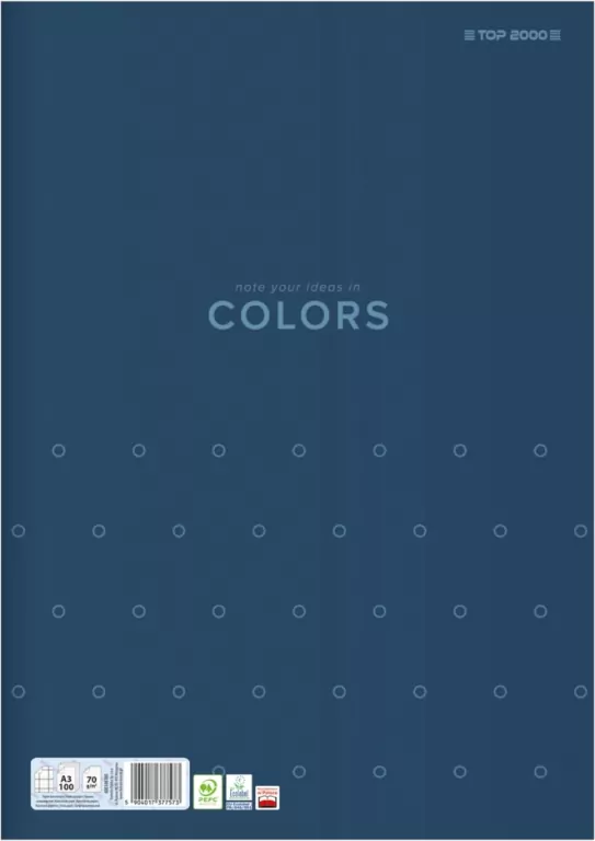 Papier kancelaryjny A3/100K Colors niebieski - tantis.pl