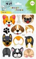 Naklejki 3D Pop Up Dog Face&Tail 146x240 HAPPY - tantis.pl