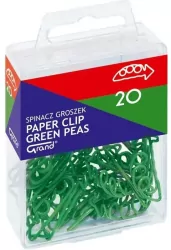 Spinacze 30mm. Groszek zielony