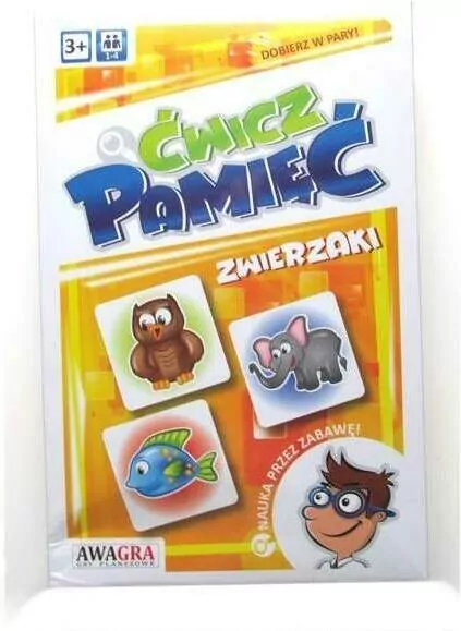 Ćwicz pamięć. Zwierzaki - tantis.pl