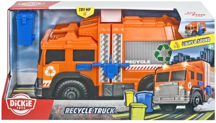 Śmieciarka pomarańczowa 30cm - tantis.pl