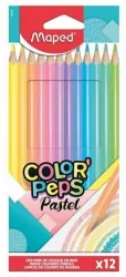 Kredki Colorpeps pastel trójkątne 12 kolorów