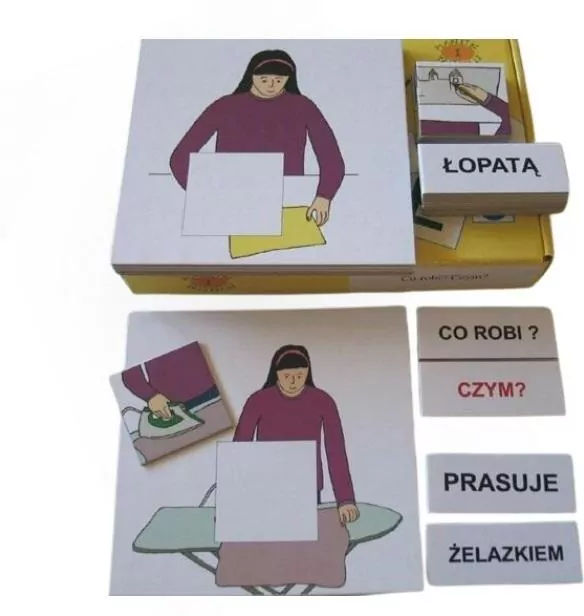Zestaw dydaktyczny. Co robi? Czym? - tantis.pl