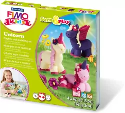 Zestaw Fimo Kids Form&Play Jednorożce 4x42g