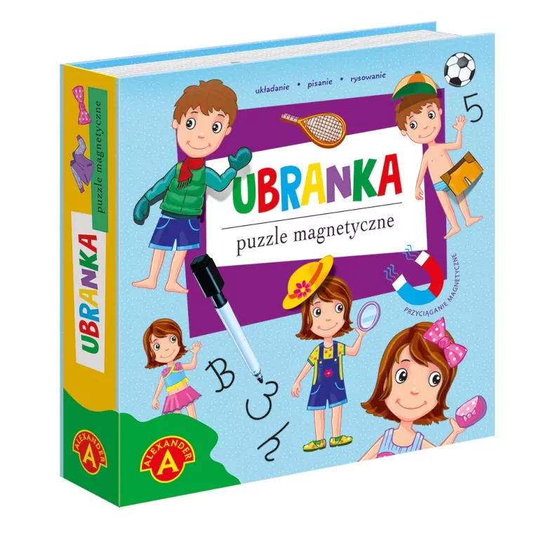 Puzzle magnetyczne. Ubranka - tantis.pl