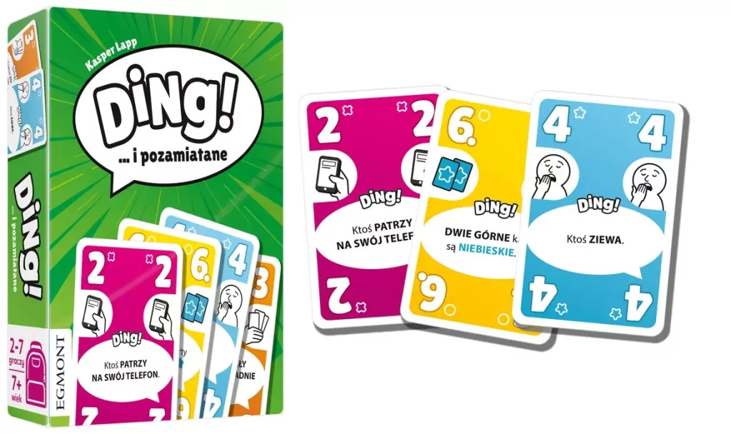 Ding!...i pozamiatane. Gry do plecaka - tantis.pl