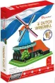 Puzzle 3D. Wiatrak holenderski - tantis.pl