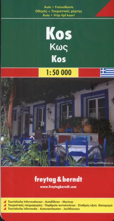 Kos. Mapa samochodowa 1:50 000 - tantis.pl