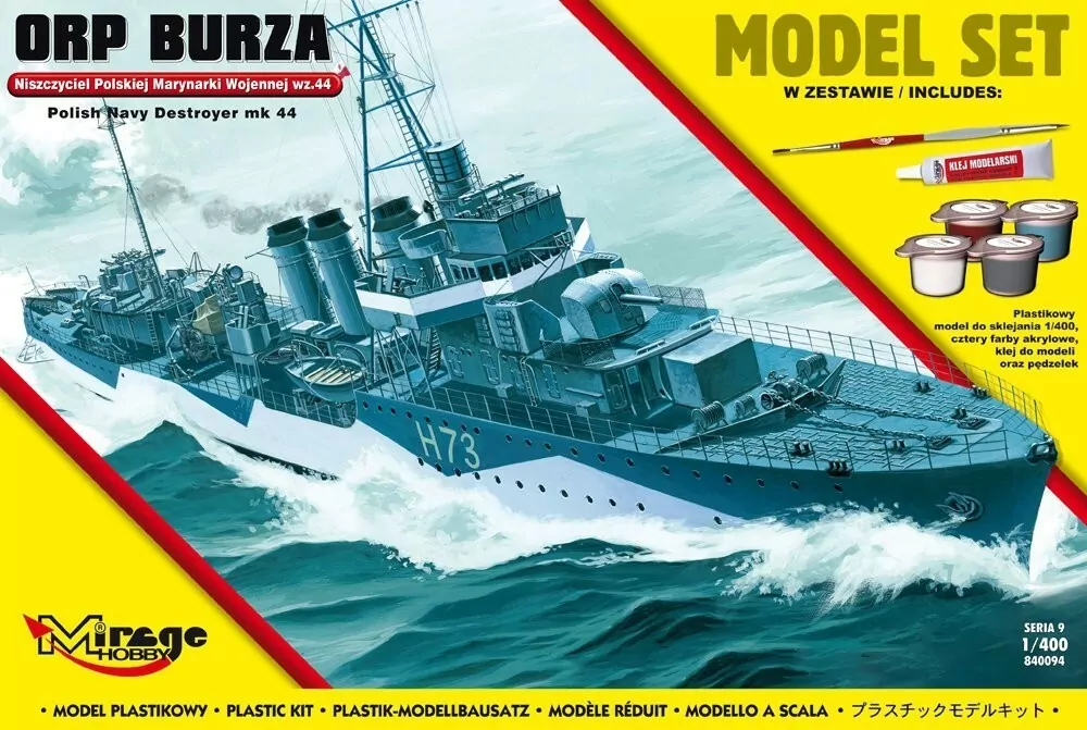 Niszczyciel ORP "BURZA" - tantis.pl