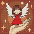 Diamentowa mozaika Kids - Dłoń Dziewicy 30x30cm - tantis.pl