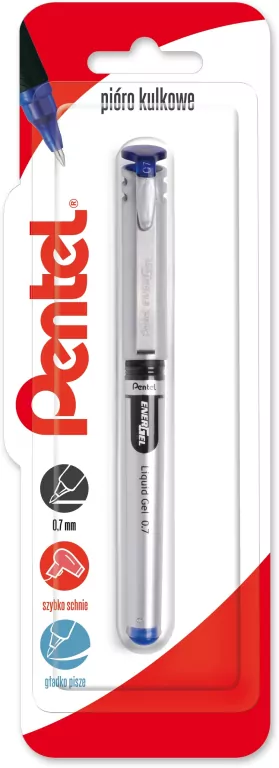 Pióro kulkowe 0,7 mm EnerGel, niebieski 1 sztuka - tantis.pl