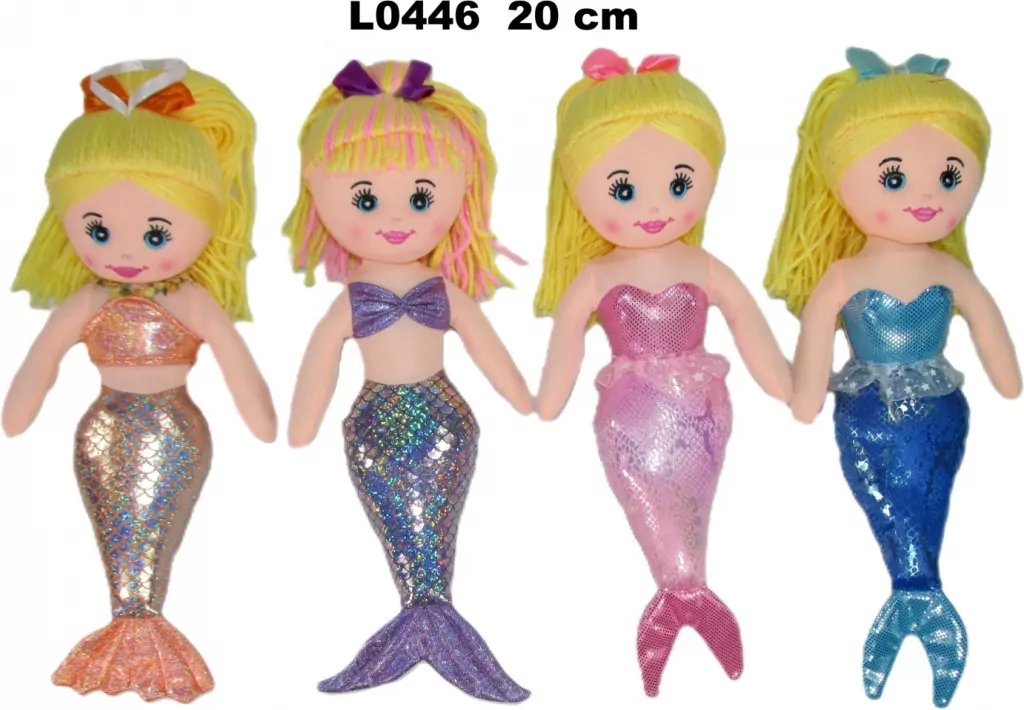 Lalka Syrenka 20cm MIX - tantis.pl
