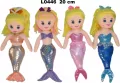 Lalka Syrenka 20cm MIX - tantis.pl