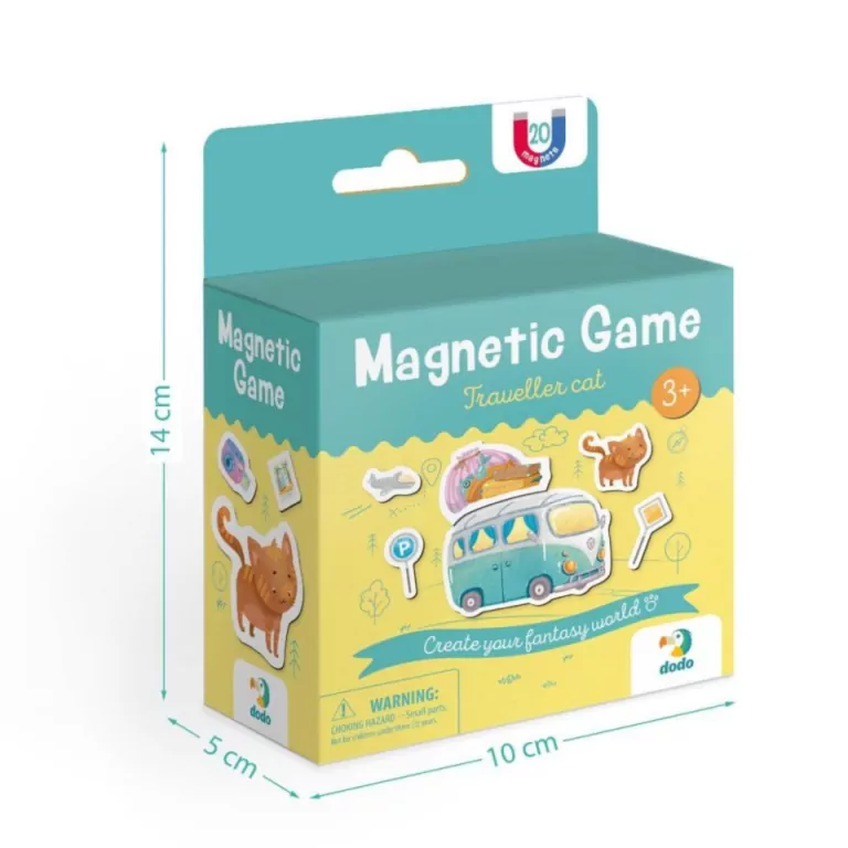 Kot podróżnik. Gra magnetyczna - tantis.pl