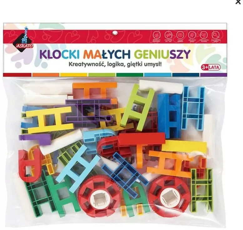 Klocki małych geniuszy. Drabinki - tantis.pl