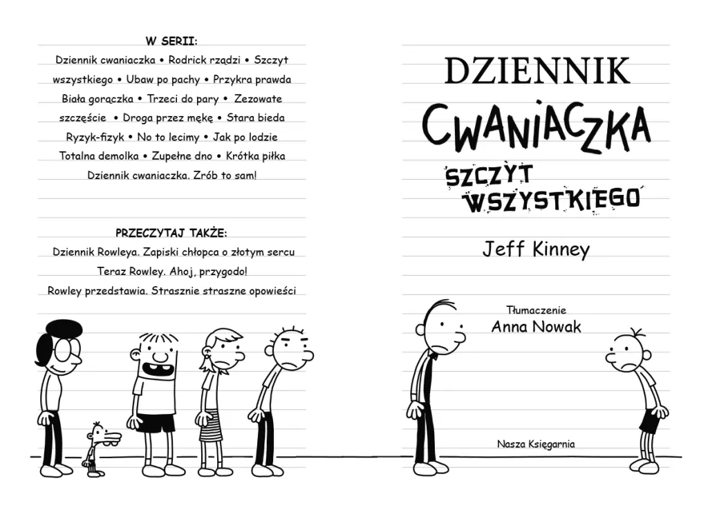Szczyt wszystkiego. Dziennik Cwaniaczka. Tom 3 - tantis.pl