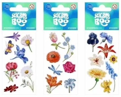 Sticker BOO. Naklejki Kwiaty - tantis.pl